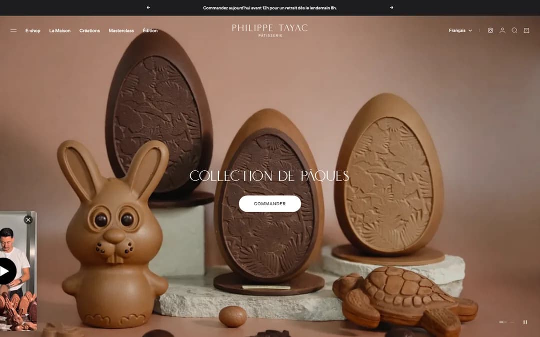 Philippe Tayac - site vitrine - capture du site